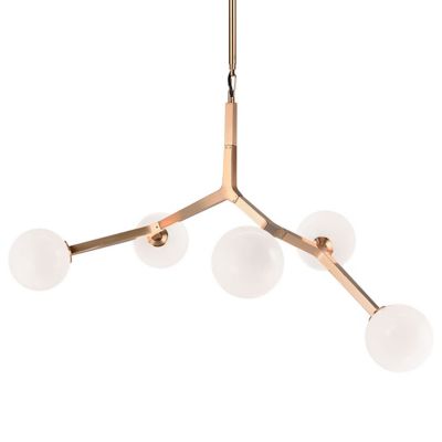 Huxe Minuet Pendant Light - Color: Brass - Size: 5 light