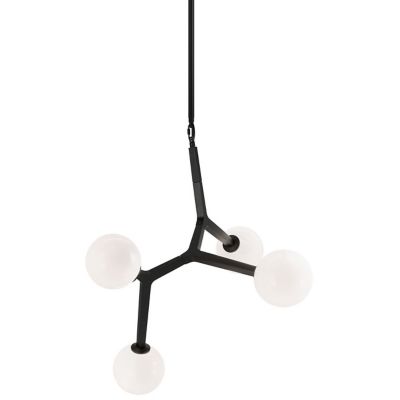 Huxe Minuet Pendant Light - Color: Black - Size: 4 light