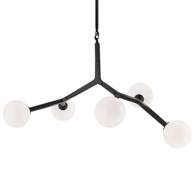 Huxe Minuet Pendant Light - Color: Black - Size: 5 light