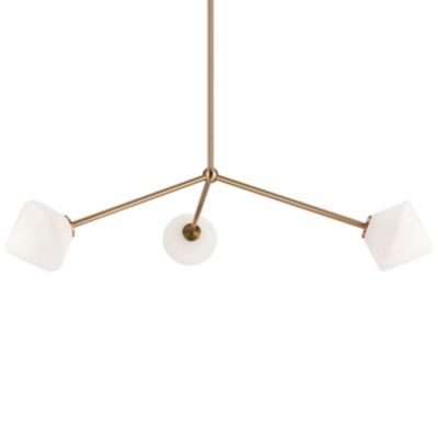 Huxe Adelina Pendant Light - Color: Brass - Size: 3 light