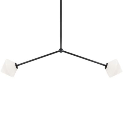 Huxe Adelina Pendant Light - Color: Black - Size: 2 light