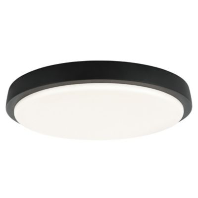 Huxe Bronwyn LED Flushmount Light - Color: Black - Size: Large