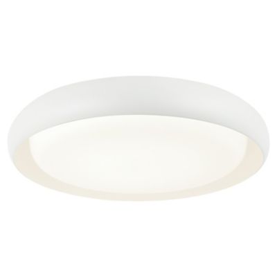 Huxe Ursula LED Flushmount Light - Color: White - Size: Large