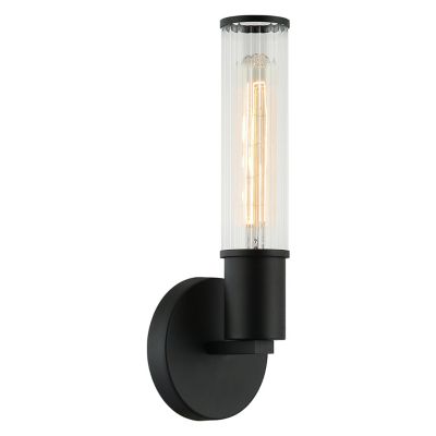 Huxe Pembry Wall Sconce - Color: Black - Size: 1 light