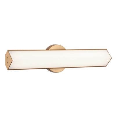 Huxe Rhiannon LED Vanity Light - Color: Gold - Size: Small