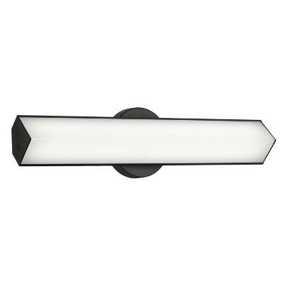 Huxe Rhiannon LED Vanity Light - Color: Black - Size: Small