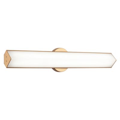 Huxe Rhiannon LED Vanity Light - Color: Gold - Size: Medium