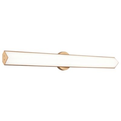 Huxe Rhiannon LED Vanity Light - Color: Gold - Size: Large