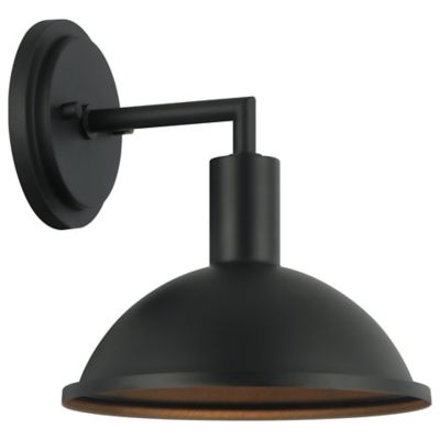 Huxe Dustin Wall Sconce - Color: Black - Size: Small