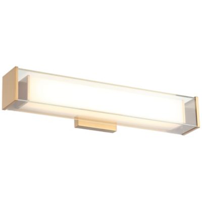 Huxe Carta LED Wall Sconce - Color: Brass - Size: 20