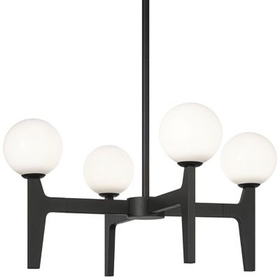 Huxe Raya Chandelier - Color: Black - Size: 24