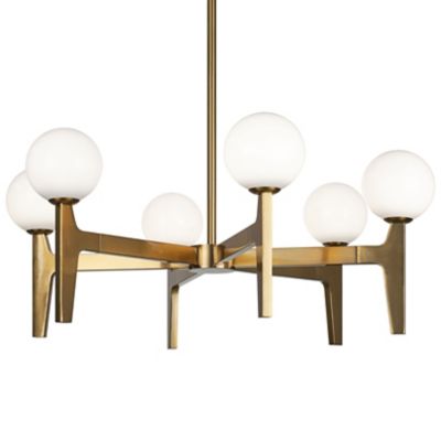 Huxe Raya Chandelier - Color: Brass - Size: 30