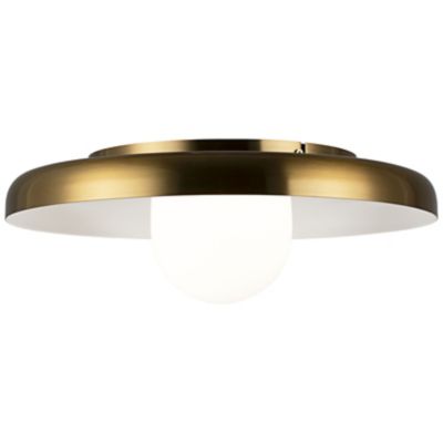 Huxe Cressi Flushmount Light - Color: Brass - Size: 15