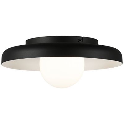 Huxe Cressi Flushmount Light - Color: Black - Size: 11