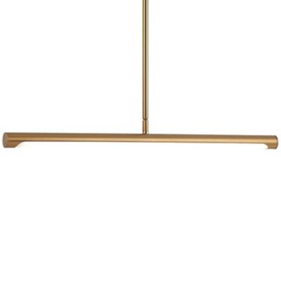 Huxe Novey LED Linear Chandelier Light - Color: Brass - Size: 24