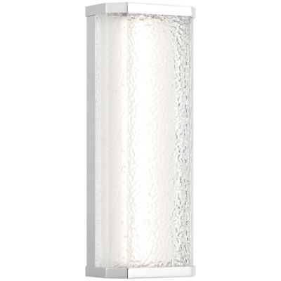 Huxe Sylan LED Wall Sconce - Color: Silver - Size: 12