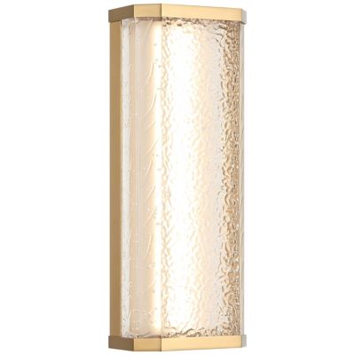 Huxe Sylan LED Wall Sconce - Color: Brass - Size: 12