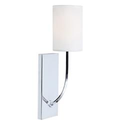 White Fabric Wall Sconce