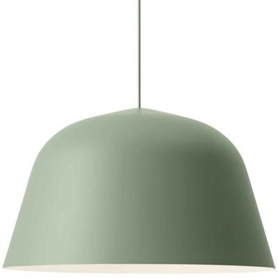 Muuto Ambit Pendant Light - Color: Green - Size: 21.7  - MAMBPDLP22-DGRN