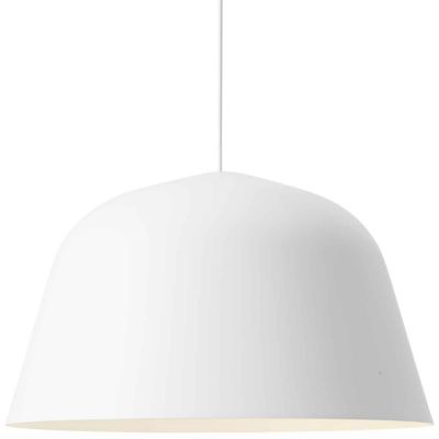 Muuto Ambit Pendant Light - Color: White - Size: 21.7  - MAMBPDLP22-WHIT