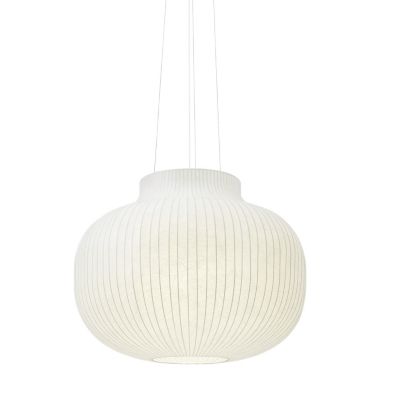 Muuto Strand Closed Pendant Light - Color: White - Size: Large - MSTRPDLPC3