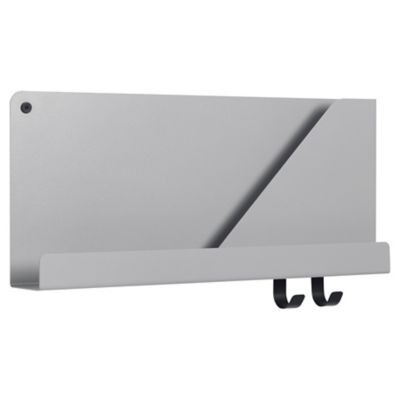 Muuto Folded Shelves - Color: Grey - Size: 20 - MFLDSHSM-GREY