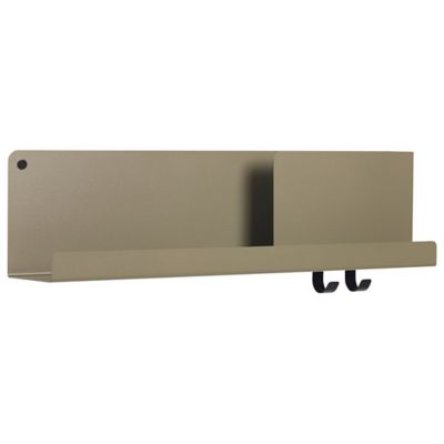 Muuto Folded Shelves - Color: Green - Size: 24.75 - MFLDSHMD-OLIV