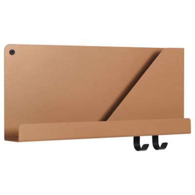 Muuto Folded Shelves - Color: Orange - Size: 20 - MFLDSHSM-BORG