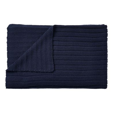 Muuto Ample Throw - Color: Blue - MAMPTH-MBLU