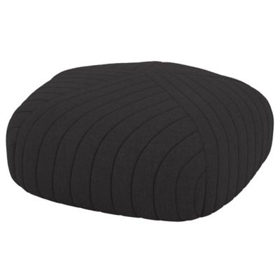 Muuto Five Pouf - Color: Black - Size: Extra Large - MFIVEPXL-M156183