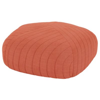 Muuto Five Pouf - Color: Orange - Size: Extra Large - MFIVEPXL-M156632