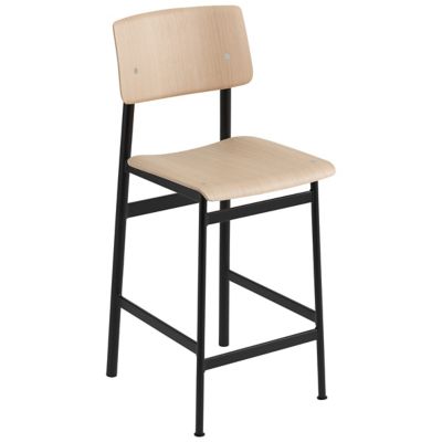 Muuto Loft Stool - Color: Brown - Size: Counter - MLFTSTCW-BLCK-OAK