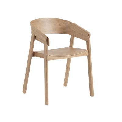 Muuto Cover Armchair - Color: Brown - MCVRAW-OAK