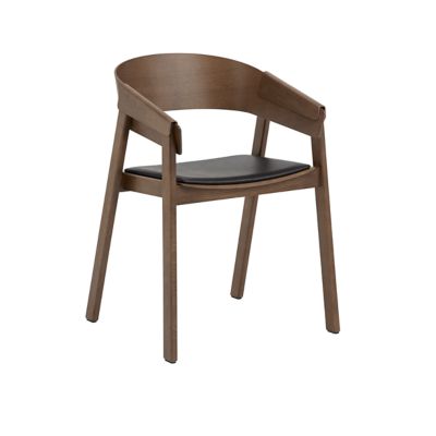 Muuto Cover Armchair - Color: Brown - MCVRAU-STDB-M136BLCK