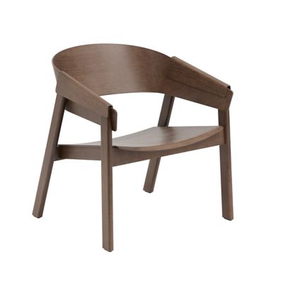 Muuto Cover Lounge Chair - Color: Brown - MCVRLW-STDB