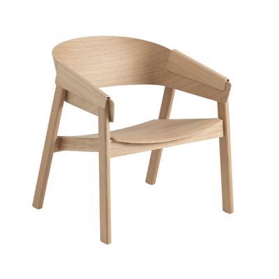 Muuto Cover Lounge Chair - Color: Cream - MCVRLW-OAK