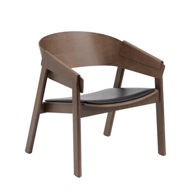 Muuto Cover Lounge Chair - Color: Brown - MCVRLU-STDB-M136BLCK