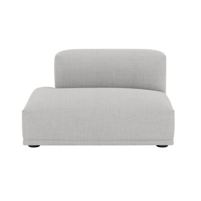 Muuto Connect Modular Left Open-Ended Sofa - Color: Grey - MCONOML-M156123