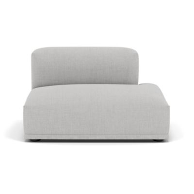 Muuto Connect Modular Right Open-Ended Sofa - Color: Grey - MCONOMR-M156123