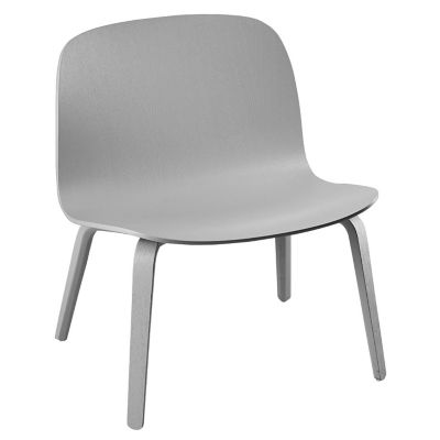 Muuto Visu Lounge Chair - Color: Grey - MVISLW-GREY-GREY