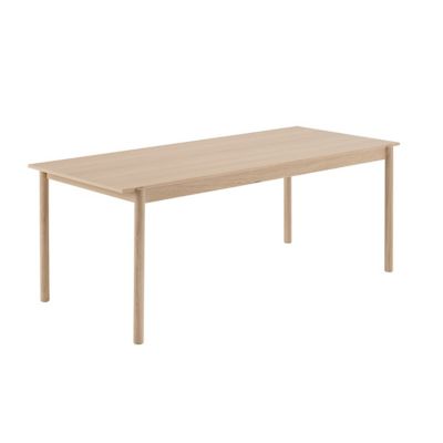 Muuto Linear Wood Table - Color: Beige - Size: 79 - MLINWT7933