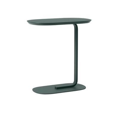 Muuto Relate Side Table - Color: Green - Size: 23 - MRELST23-DKGN-DKGN