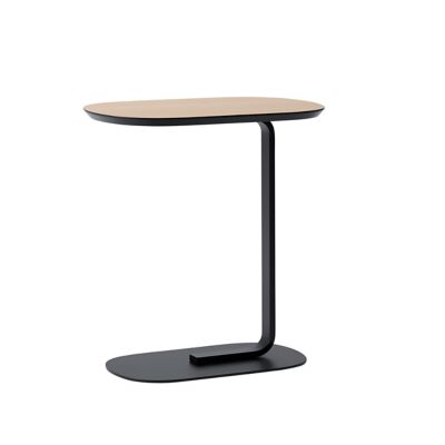 Muuto Relate Side Table - Color: Cream - MRELST23-OAK-BLCK