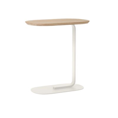 Muuto Relate Side Table - Color: Beige - Size: 23 - MRELST23-SOAK-OWHT