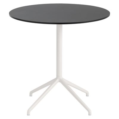 Muuto Still Round Cafe Table - Color: Black - Size: 29 - MSTLCTO3029N-WH