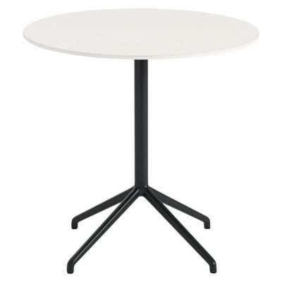 Muuto Still Round Cafe Table - Color: White - Size: 29 - MSTLCTO3029N-BL