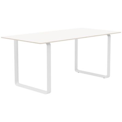 Muuto 70/70 Table - Color: White - Size: 67" - M7070T6734L-WHIT-WHIT