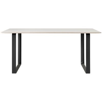 Muuto 70/70 Table - Color: White - Size: 67" - M7070T6734L-BLCK-WHIT