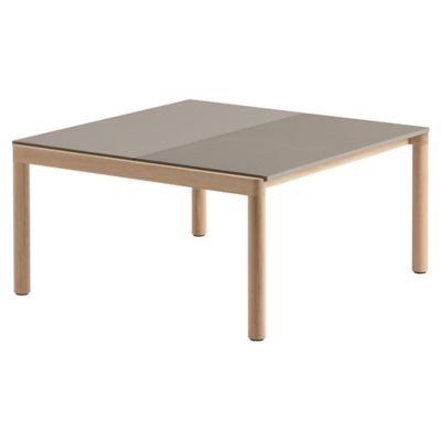 Muuto Couple Coffee Table - Color: Grey - Size: Small - MCOUP2PW-TAUP-OAK