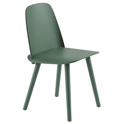 Muuto Nerd Chair - Color: Green - MNRDCW-GREN